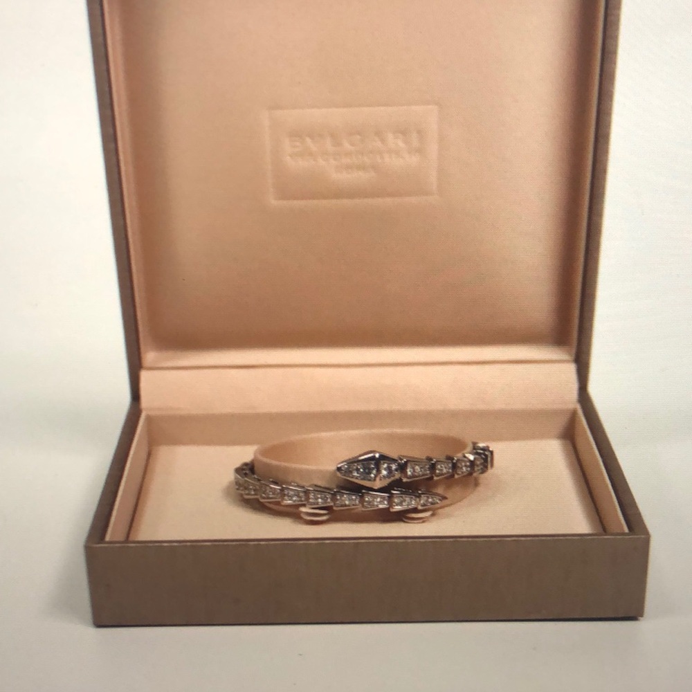 BVLGARI Snake Bracelet With Diamonds
